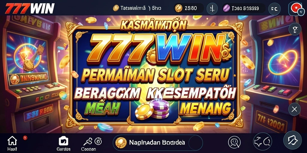 Screenshot gameplay 777WIN yang menampilkan keseruan permainan Slot.
