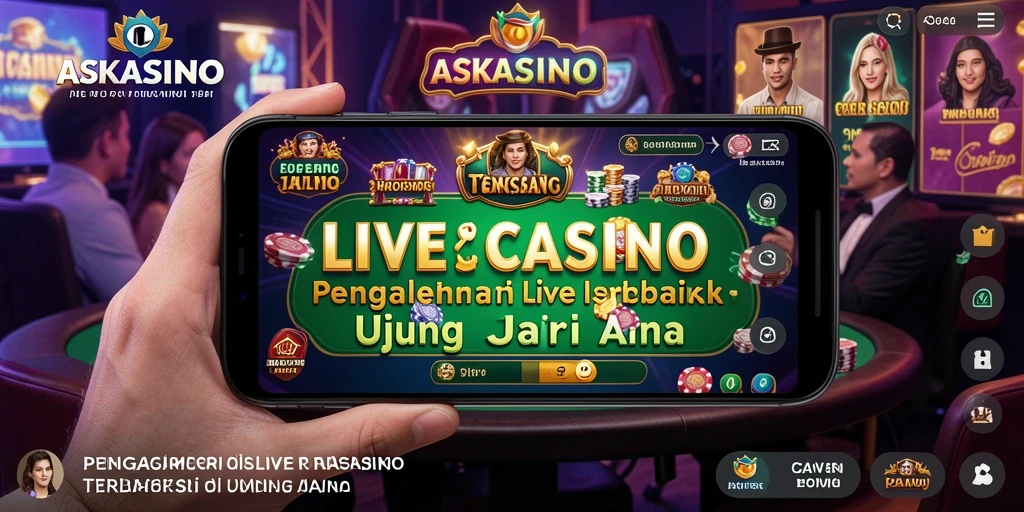 Screenshot gameplay Live Casino ASKASINO yang mendebarkan.