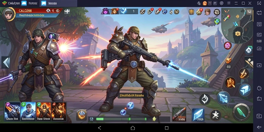 Tampilan gameplay menarik dari CALO288 dengan aksi pertempuran strategis.