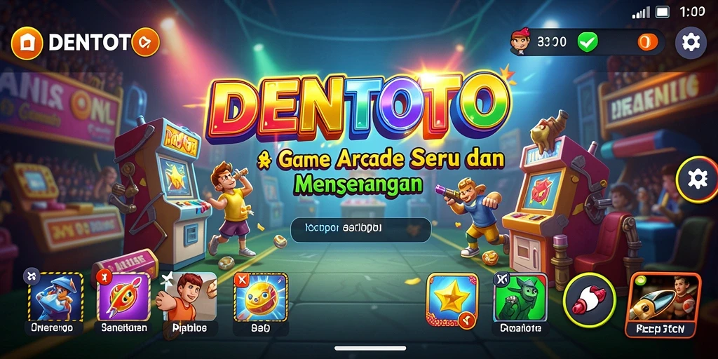 Tampilan menakjubkan dari gameplay DENTOTO yang mengasyikkan.