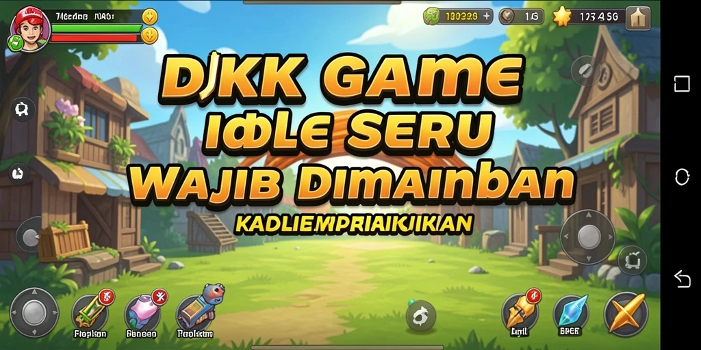 Tangkapan layar DKK menunjukkan gameplay Idle yang menarik.