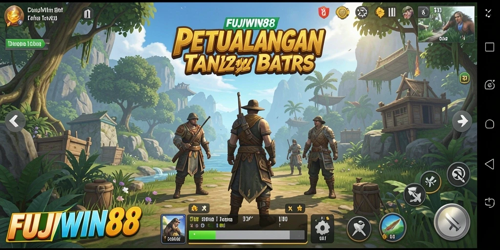Screenshot dari gameplay FUJIWIN88 yang menunjukkan dunia terbuka yang luas.