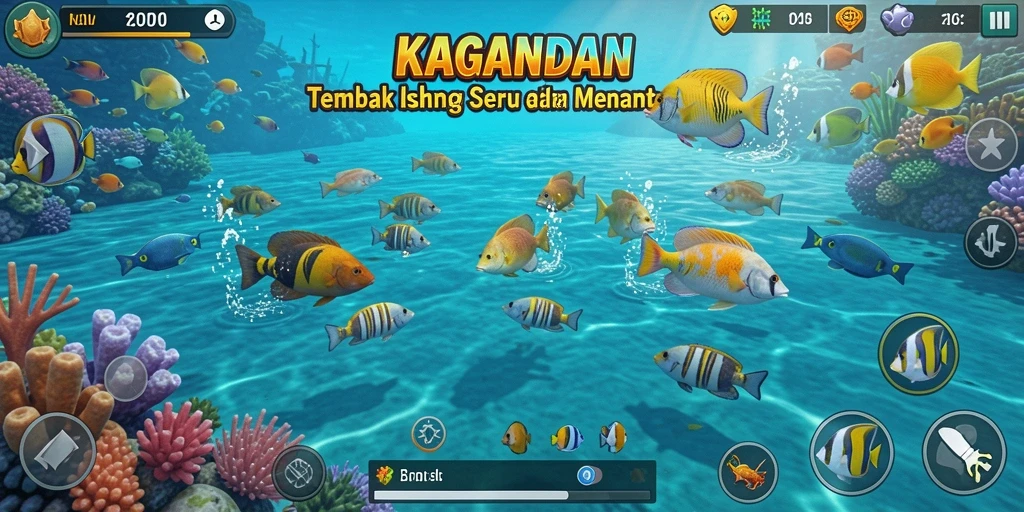 Screenshot gameplay KAGANDAN menampilkan aksinya yang mendebarkan.