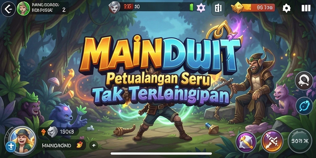 Tampilan gameplay seru di dunia petualangan MAINDUIT.