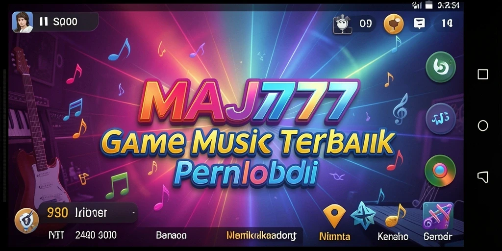 Tampilan screenshot yang menunjukkan gameplay interaktif MAJ777.