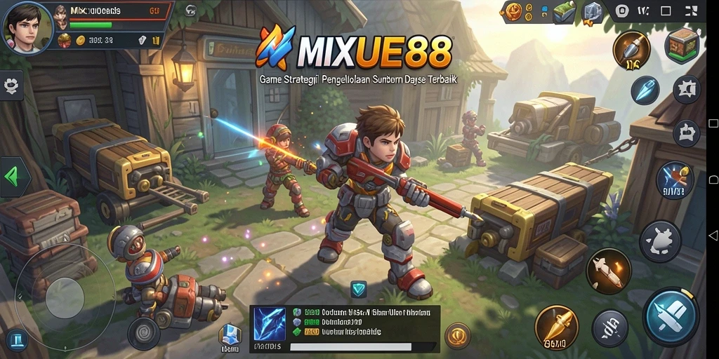 Tampilan gameplay menarik MIXUE88 dengan elemen strategi mendalam.