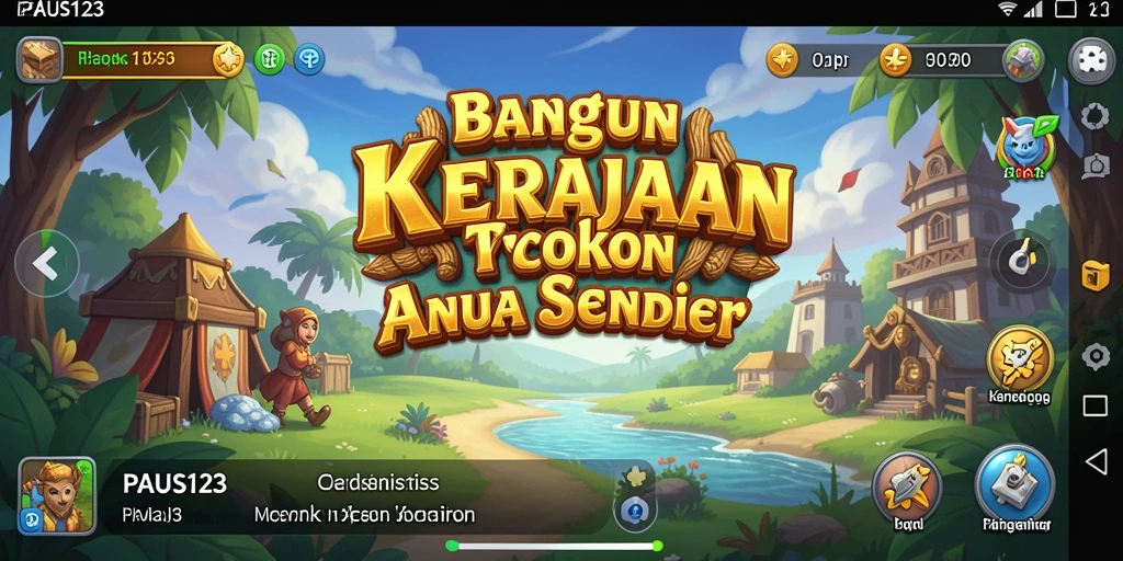 Screenshot menampilkan gameplay menarik dari PAUS123 sebagai Tycoon.