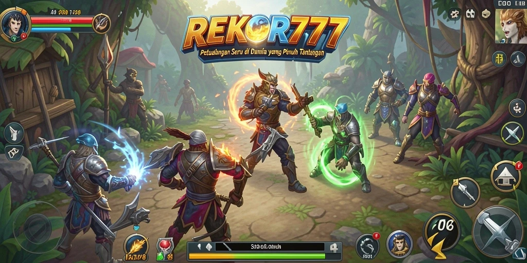 Tampilan gameplay menarik dari REKOR777 yang penuh dengan tantangan.