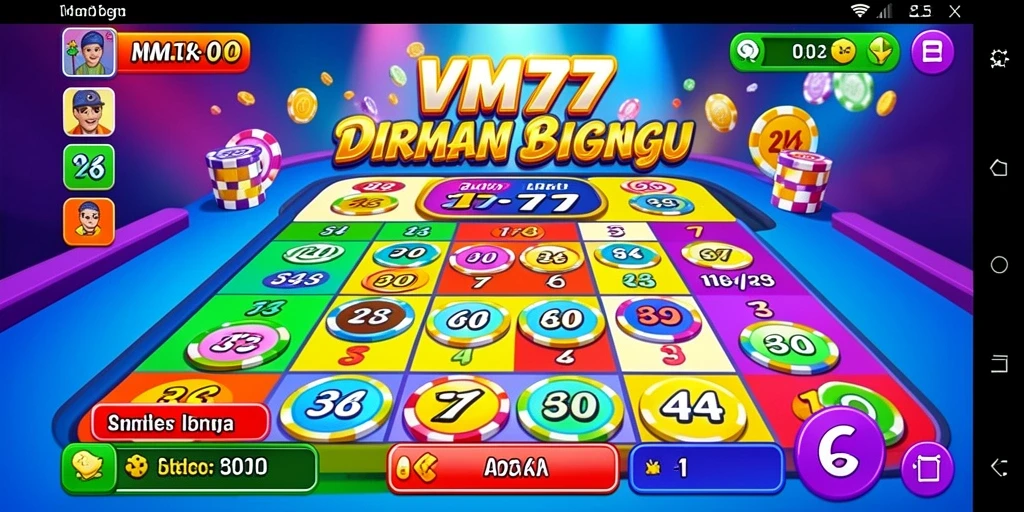 Tampilan gameplay menarik dari VM777 yang penuh keseruan bingo.