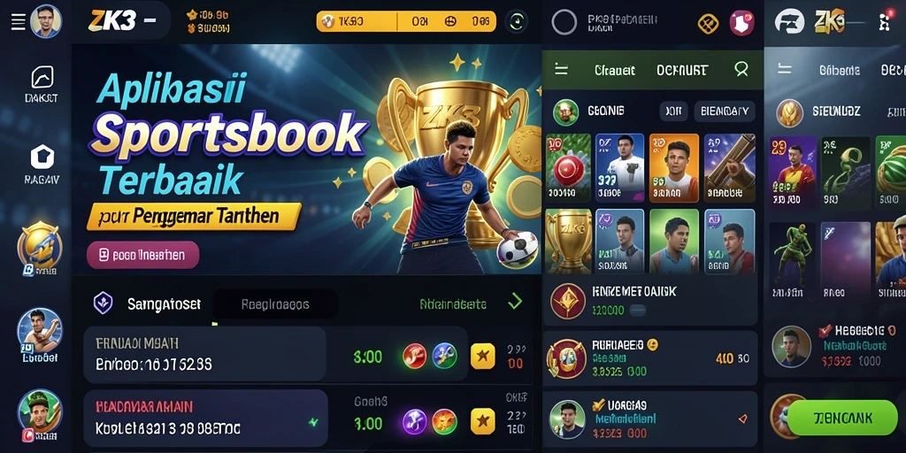 Tampilan menarik dari gameplay aplikasi Sportsbook ZK3.